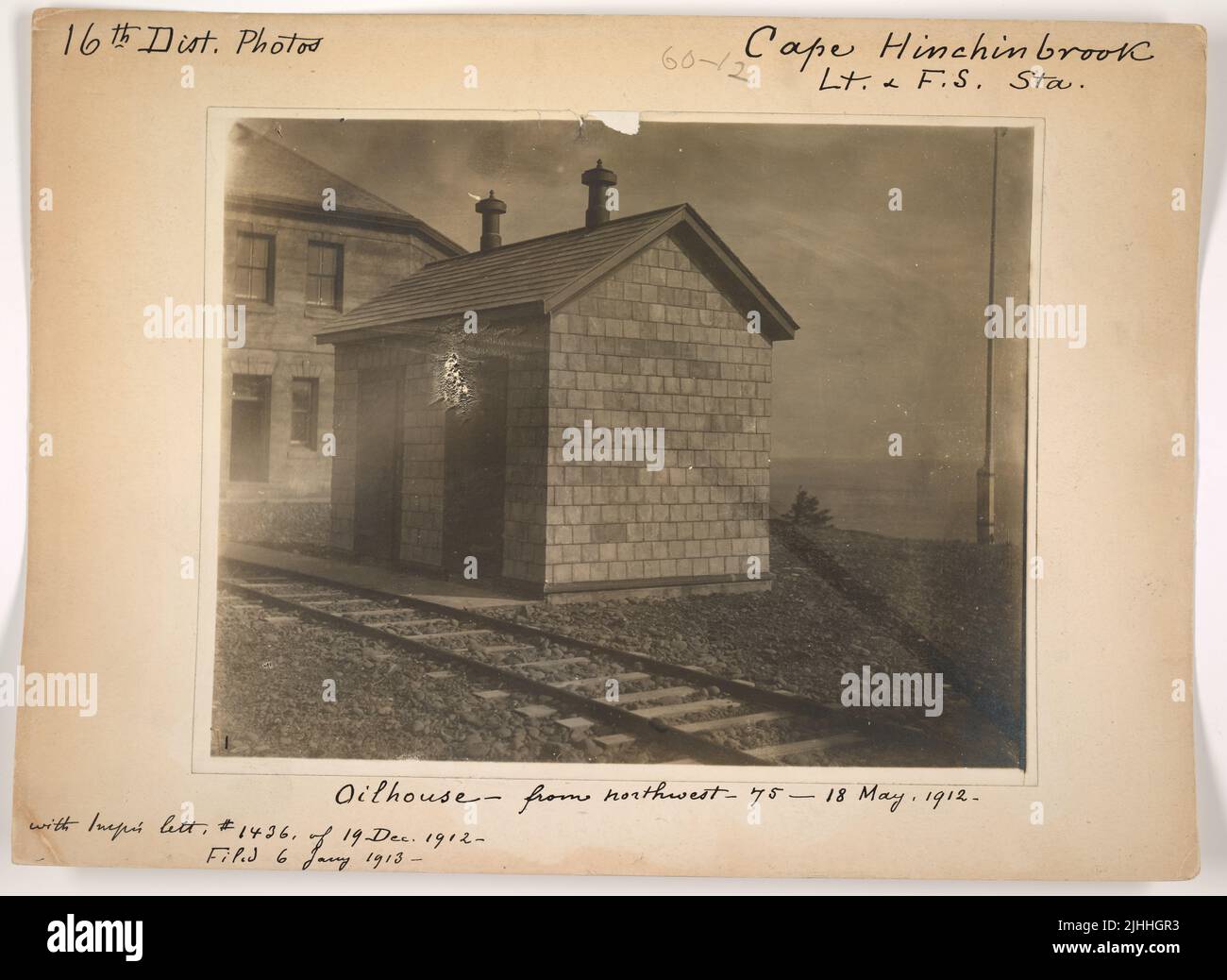 AK Cape Hinchinbrook. Cape Hinchinbrook Light and Fog Signal Station