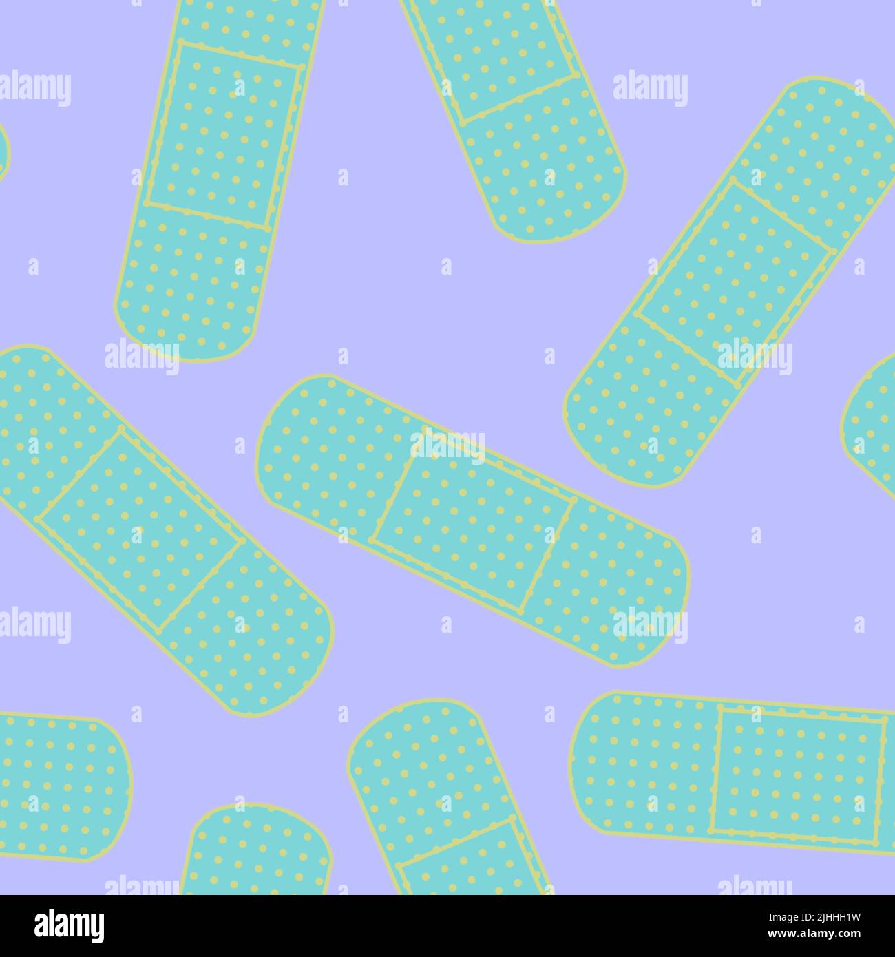 Medicine plaster seamless cartoon patch pattern for clothes print and ...