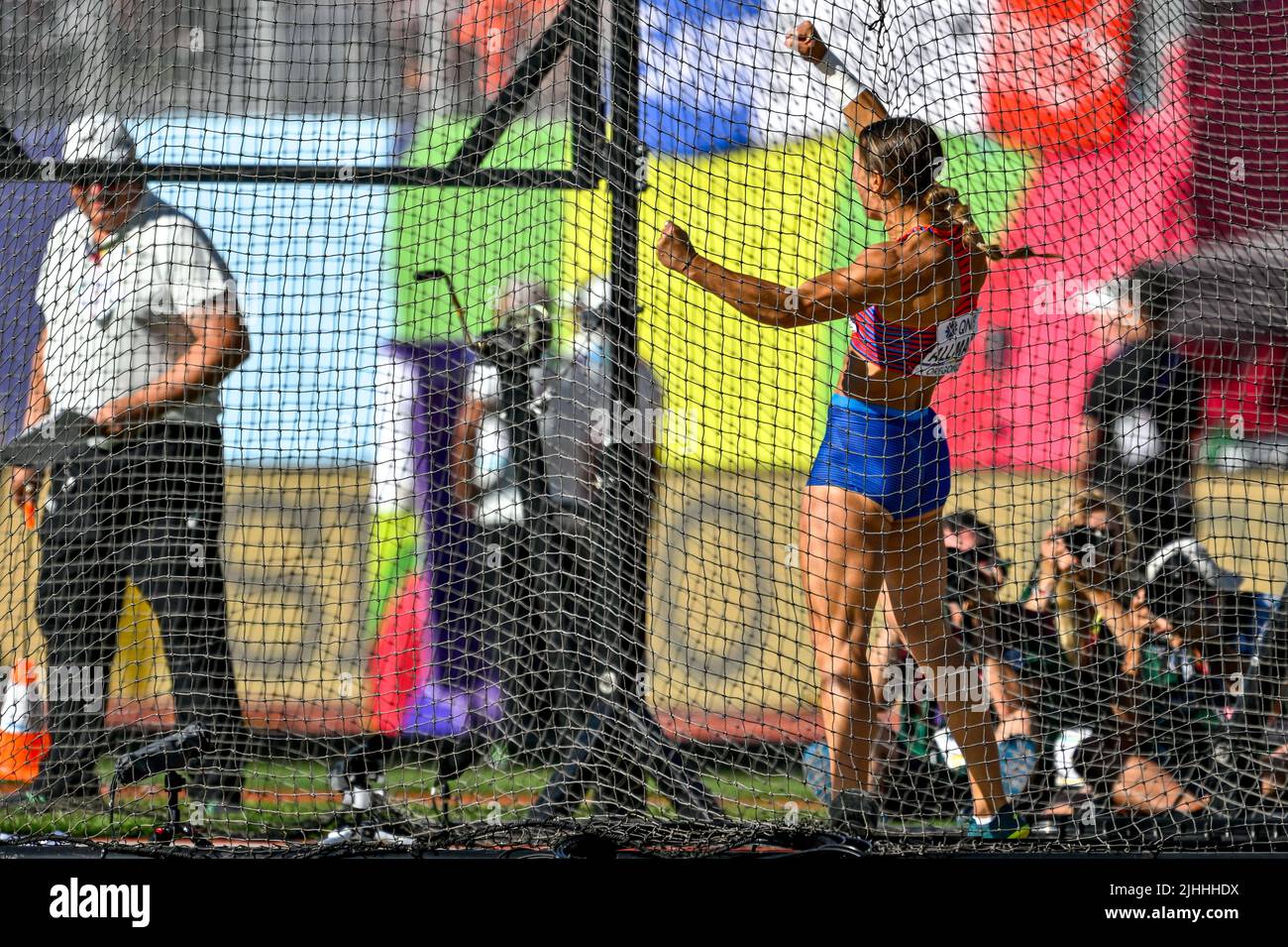 EUGENE, UNITED STATES JULY 18 Valarie Allman of United States competing on Discus Throw Women