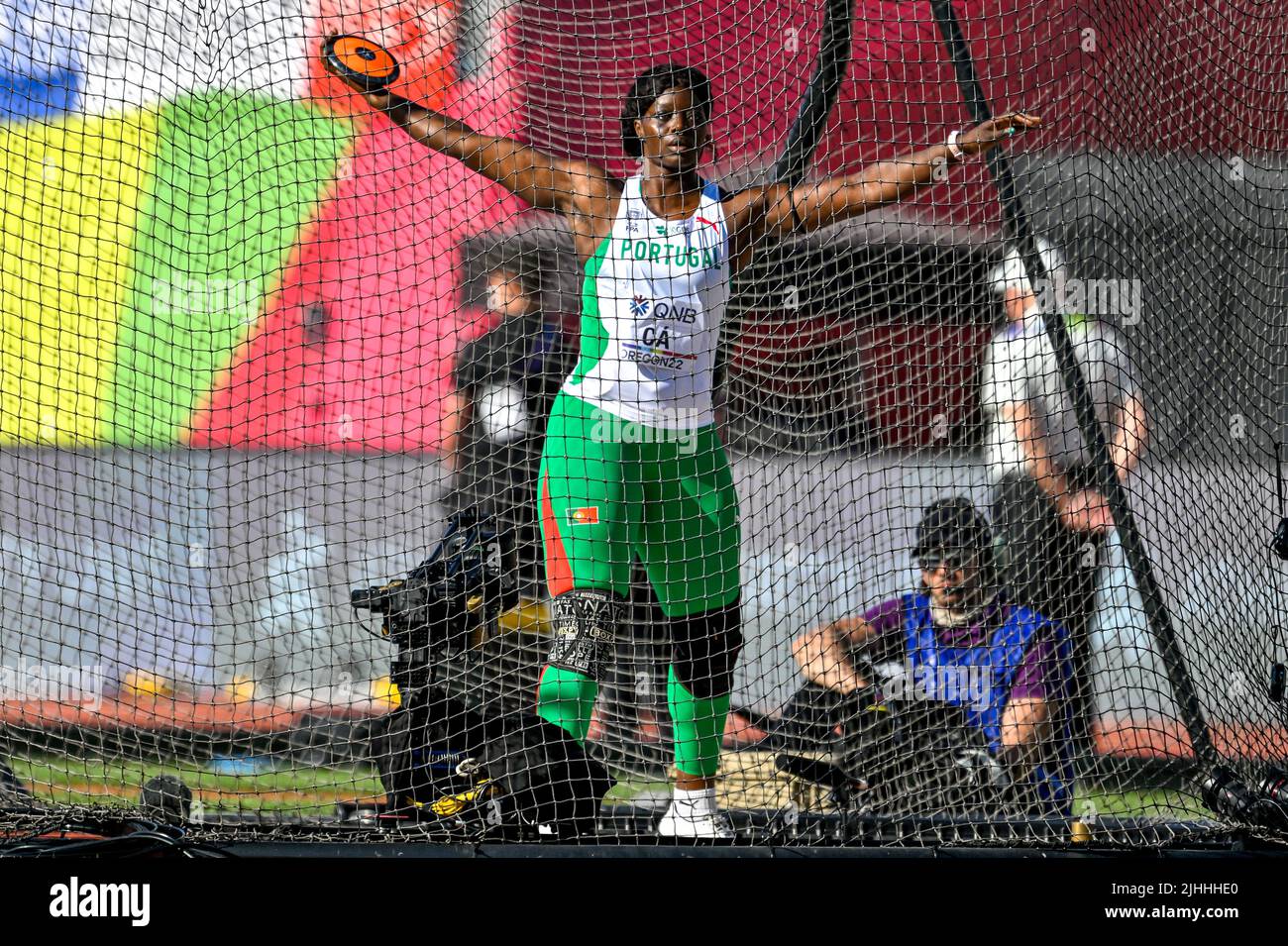 EUGENE, UNITED STATES JULY 18 Liliana Ca of Portugal competing on