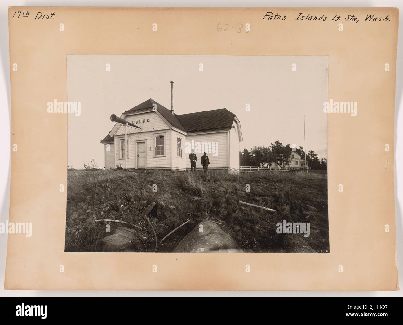 WA Patos Island. Patos Island Light Station, Washington Stock Photo