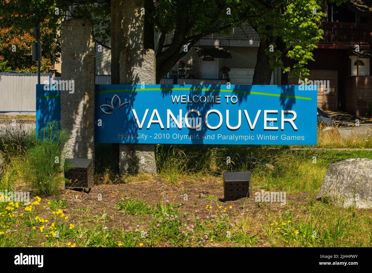to Vancouver, Vancouver, British Columbia, Canada Stock Photo
