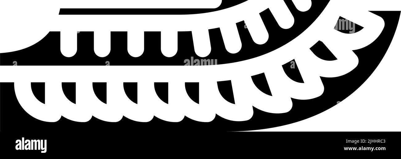 egyptian wing glyph icon vector illustration Stock Vector Image & Art ...