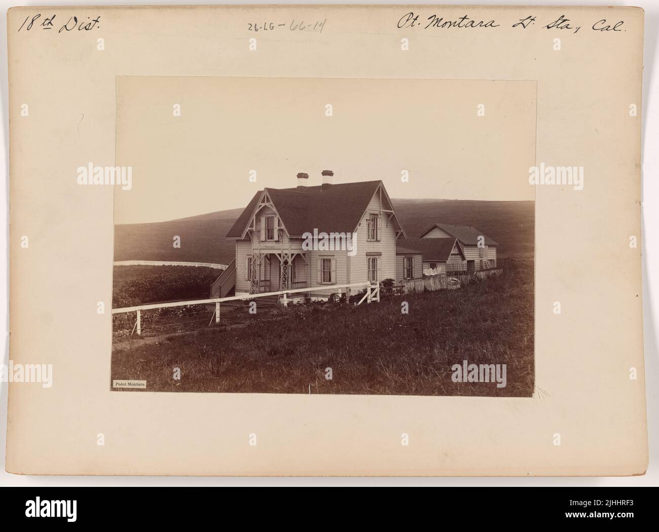 CA Point Montara. Point Montara Light Station, California Stock Photo