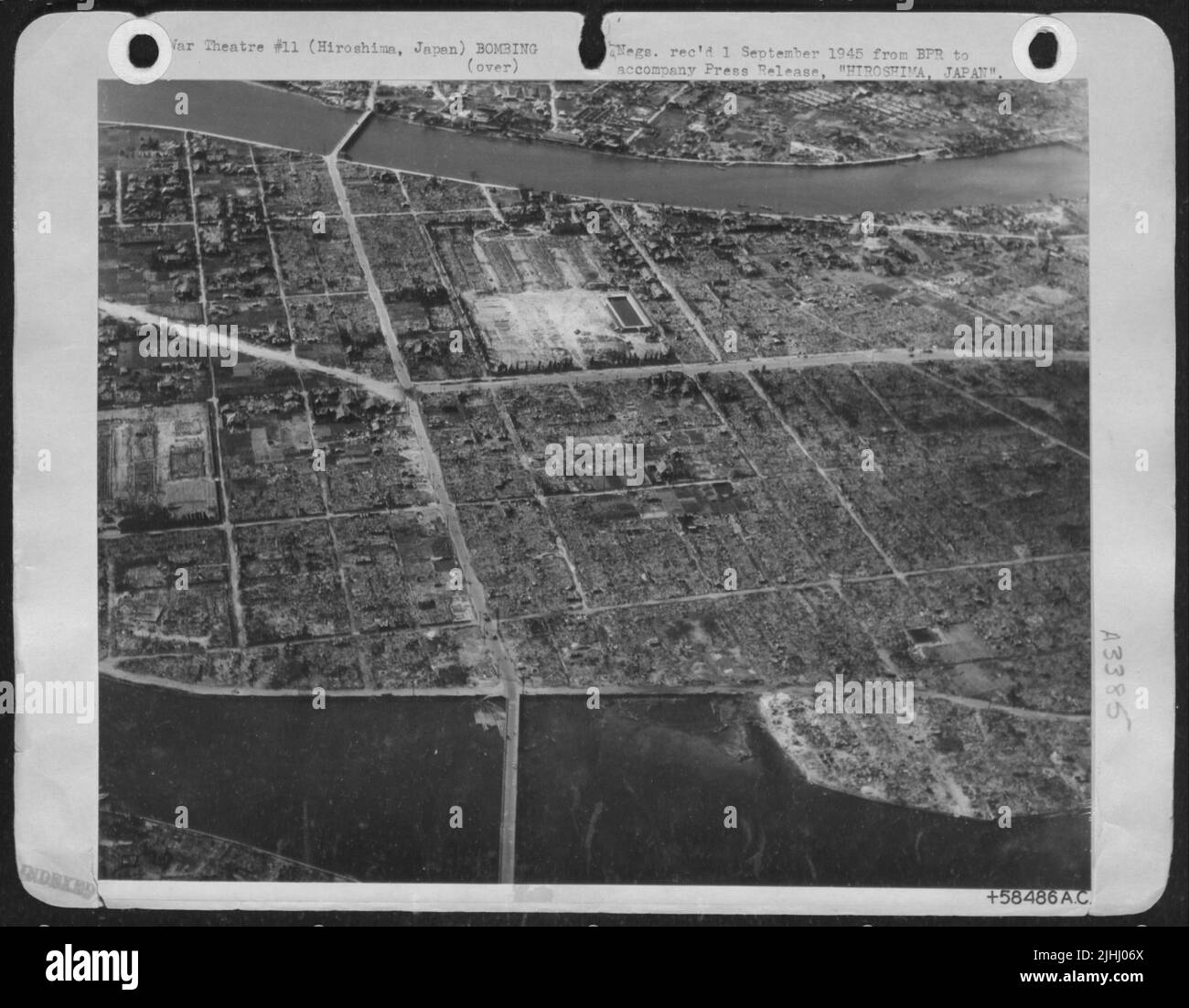 Here Is A View Of Hiroshima, Japan, Showing Total Destruction Resulting