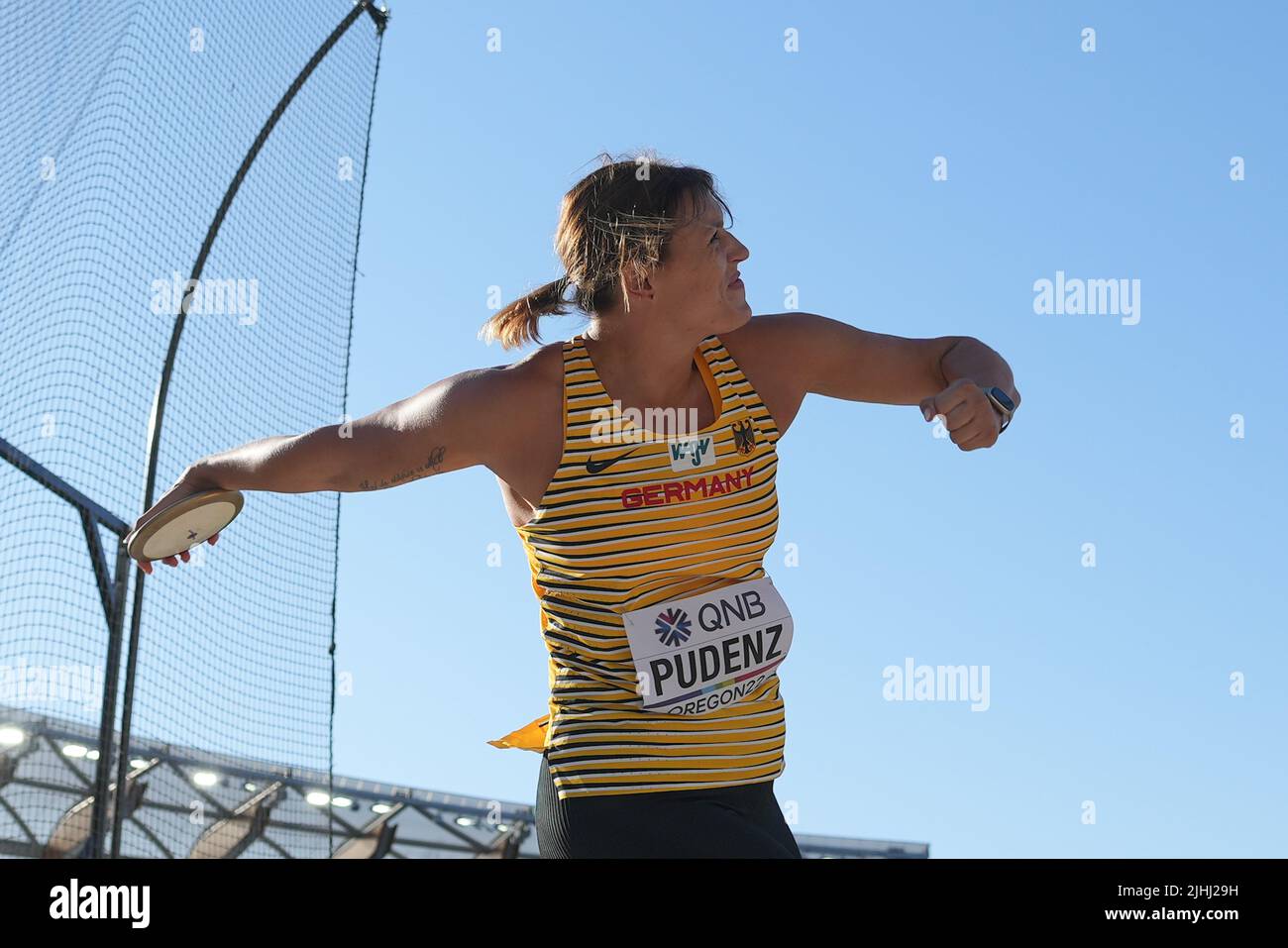 Eugene, USA. 19th July, 2022. Athletics World Championships, Kristin