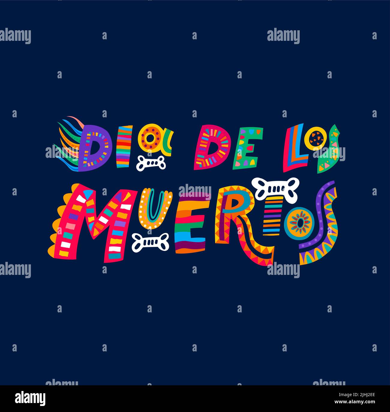 Dia de los muertos or Day of Dead, mexican holiday vector banner ...