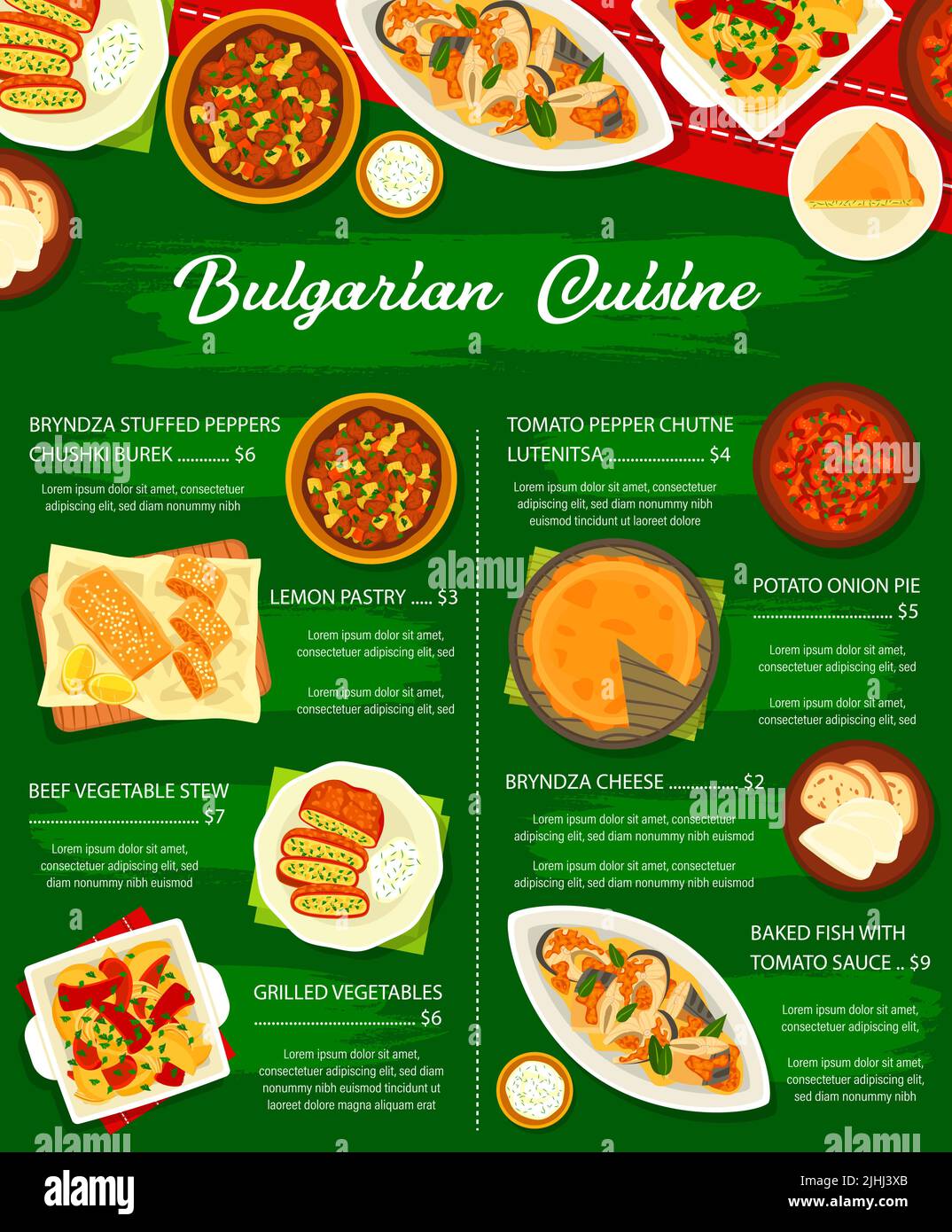 Bulgarian food menu, Bulgaria cuisine restaurant dishes and meals ...