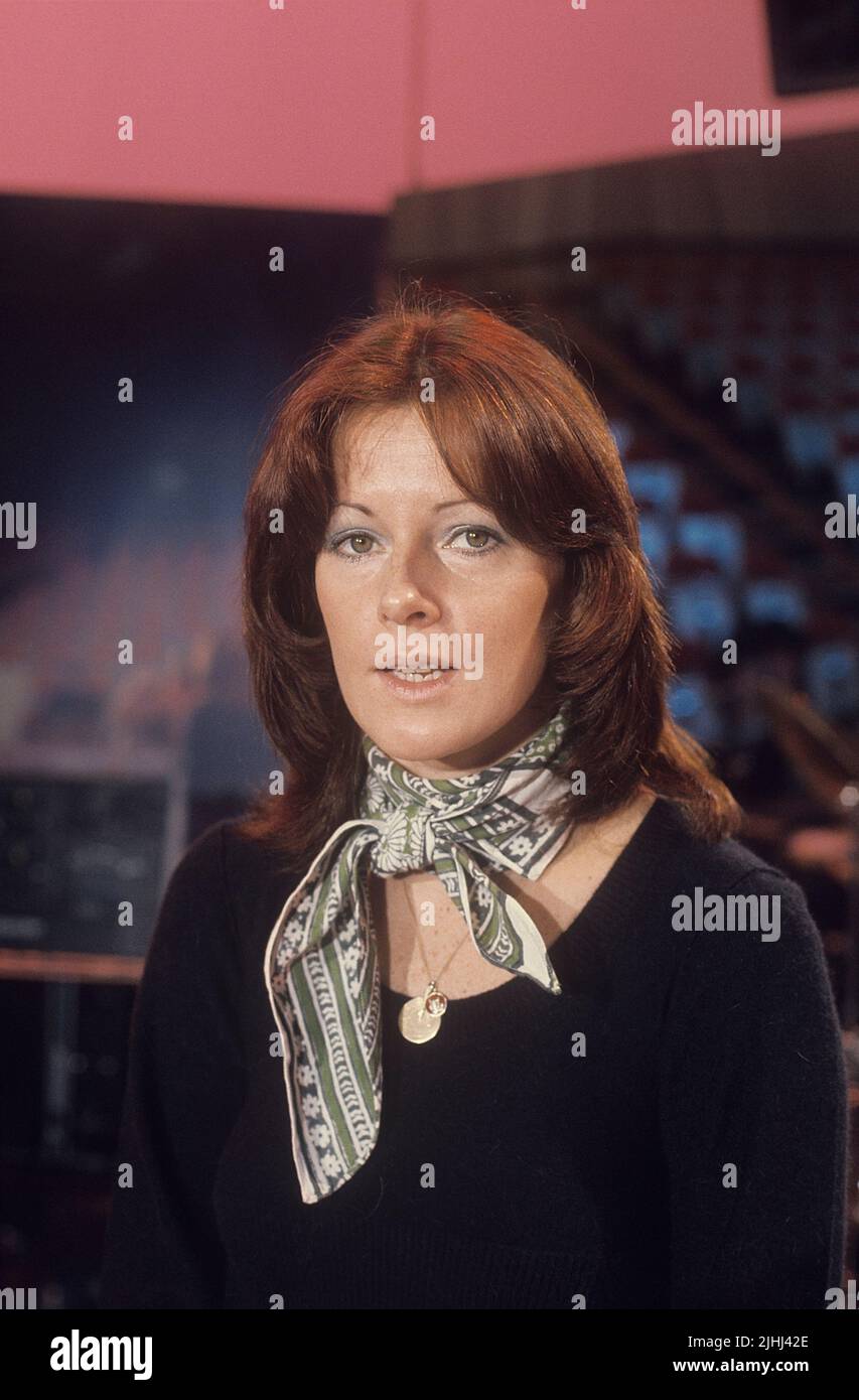 ABBA. Anni-Frid Lyngstad 1976 Stock Photo - Alamy