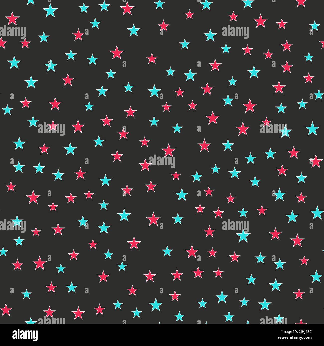 Seamless pattern with stars. Vector illustration Stock Vector