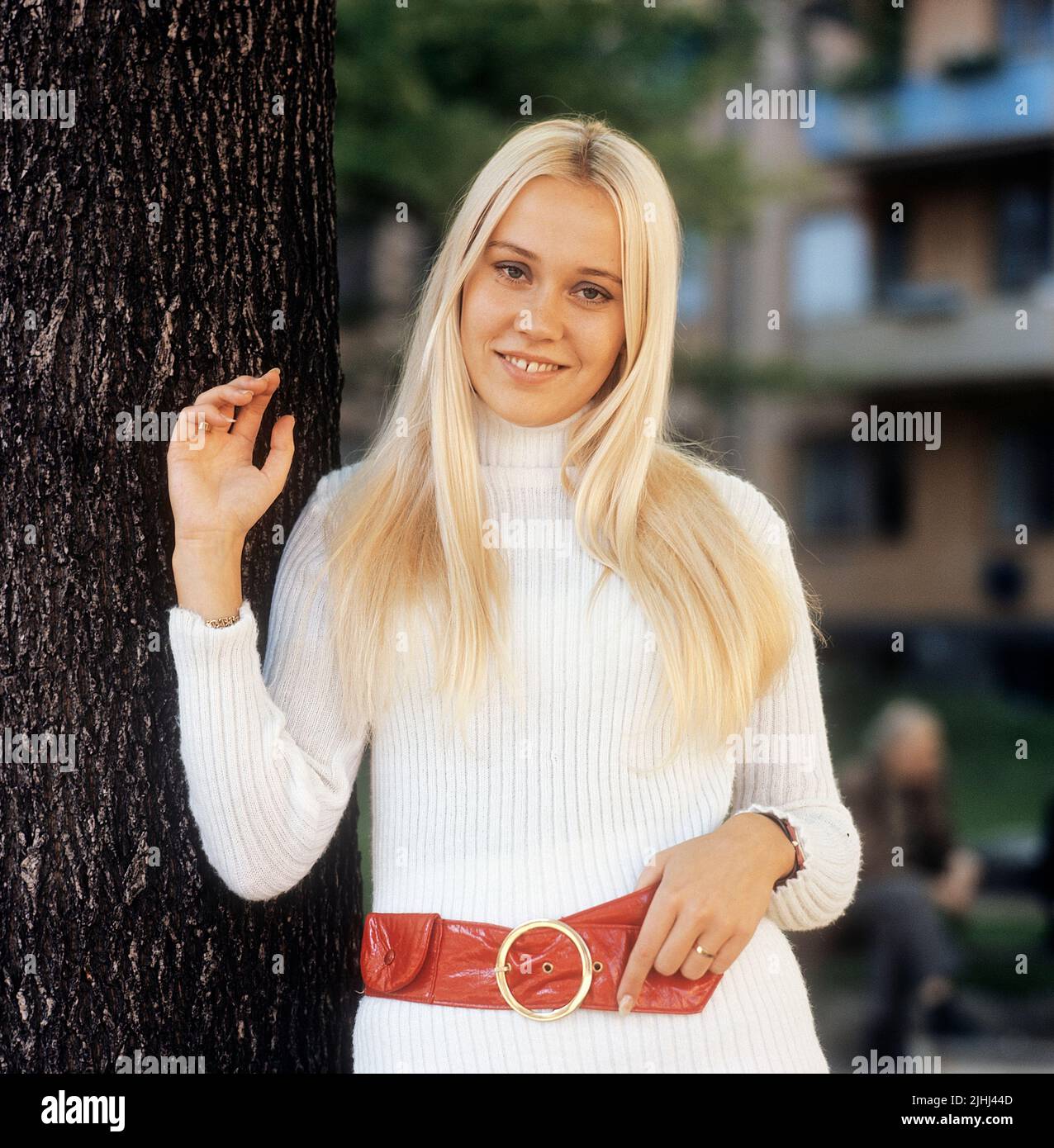 Agnetha Fältskog. Singer. Member of the pop group ABBA. Born 1950. Pictured here 1970. Stock Photo