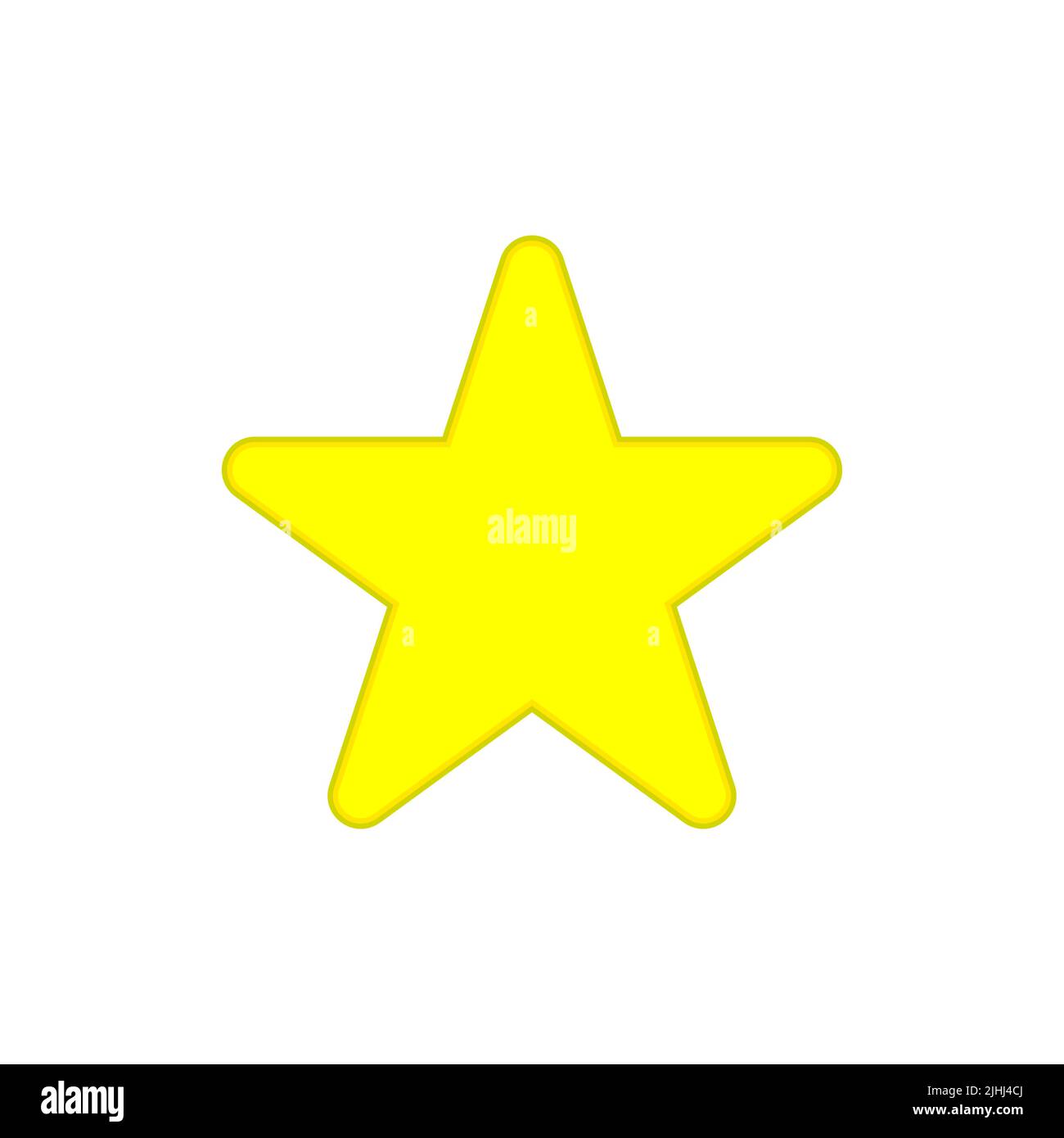 Star logo vector isolated on white background. Stock Vector