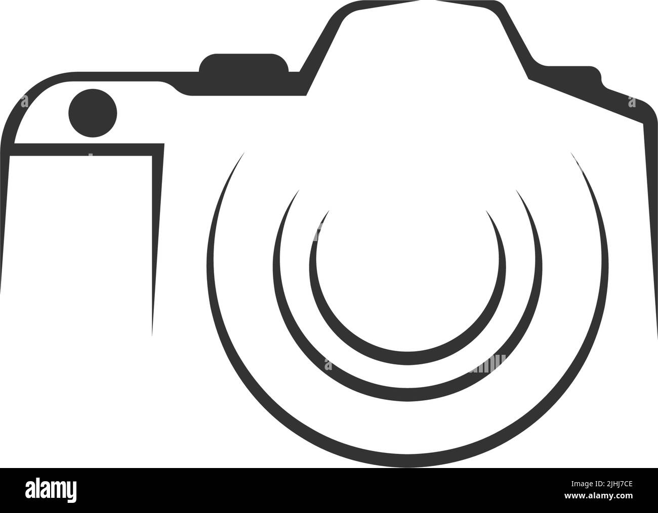 Camera icon logo design illustration template vector Stock Vector Image ...