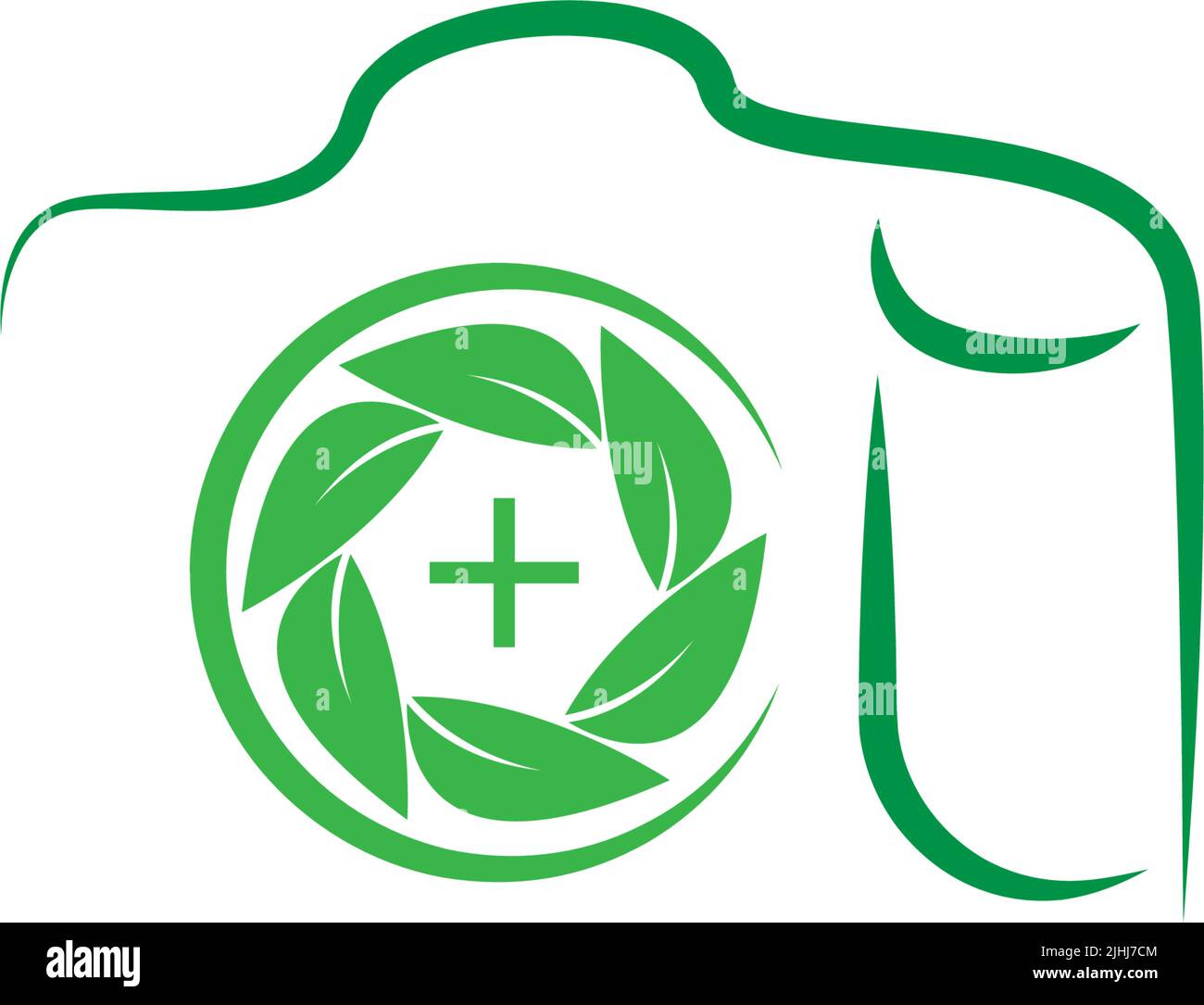 Camera icon logo design illustration template vector Stock Vector