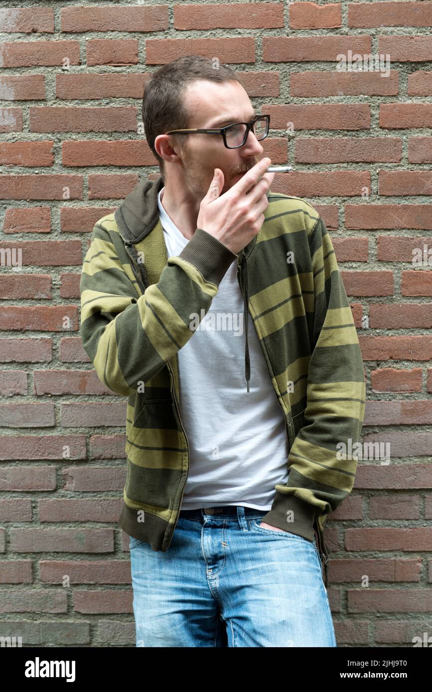 Tilburg, Netherlands. Portrait of a mature adult, caucasian male, named Peter. Stock Photo