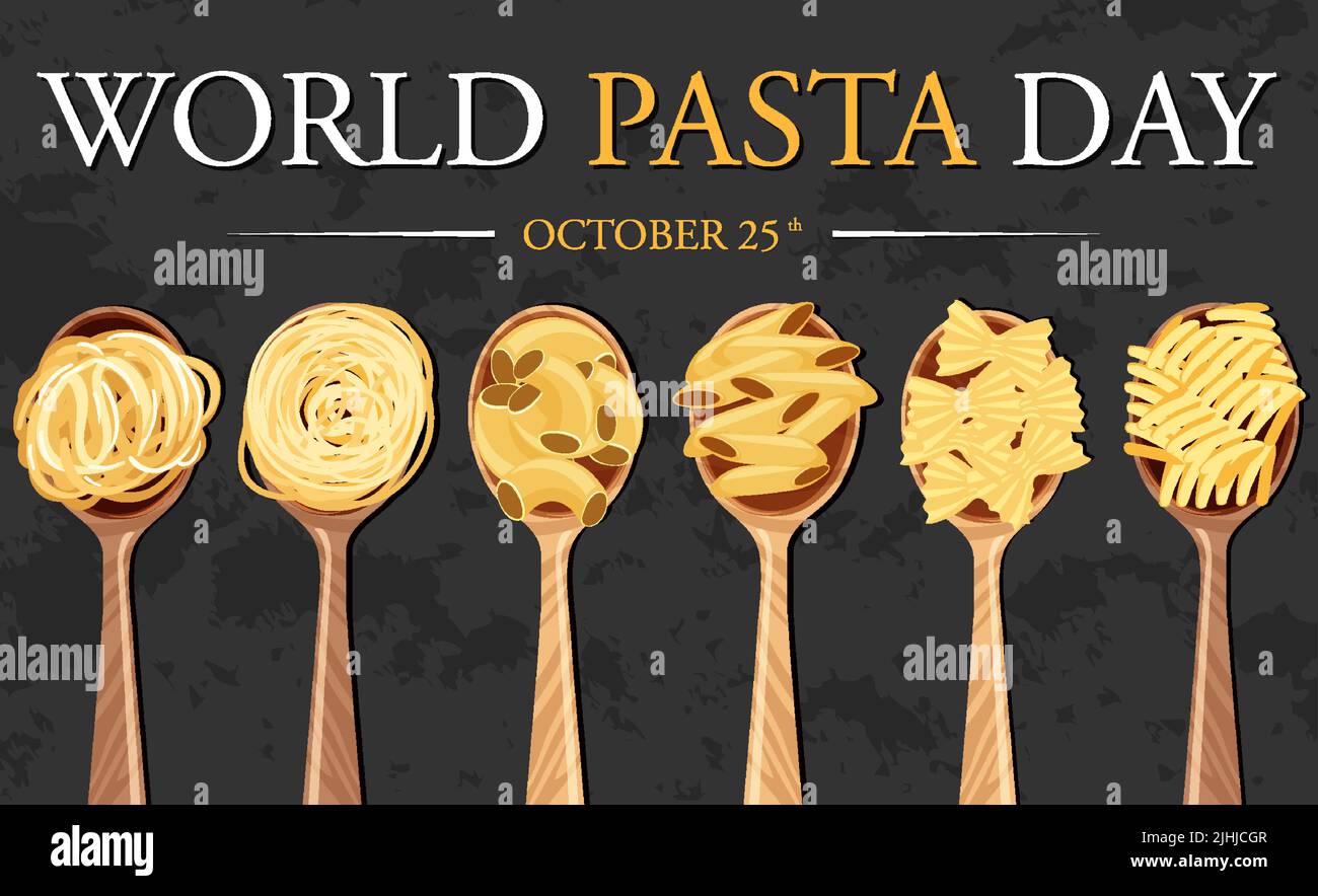 World Pasta Day Banner Design illustration Stock Vector Image & Art Alamy