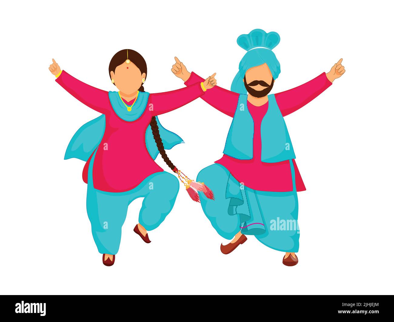 Bhangra dance Cut Out Stock Images  Pictures  Alamy