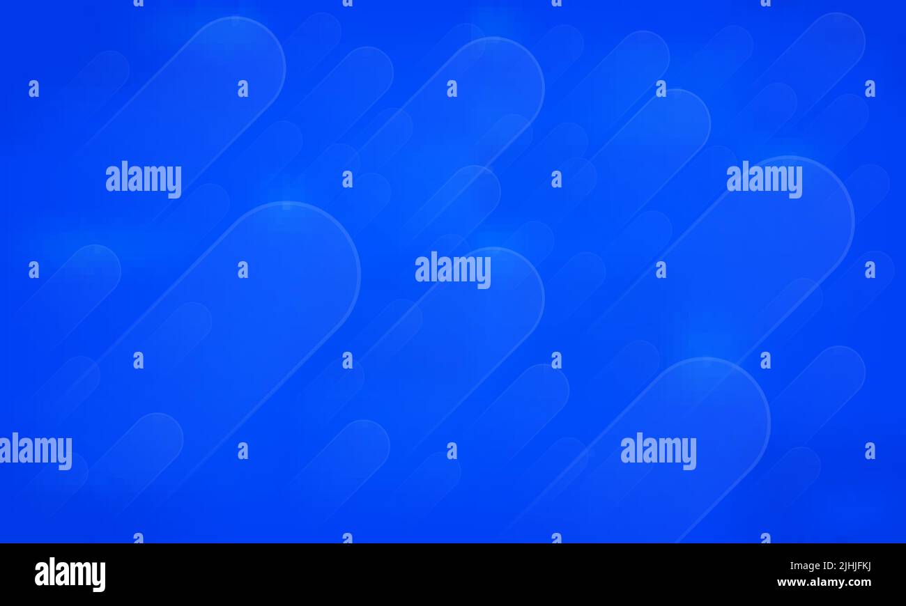 Abstract geometric background - blue with bright shiny lines and shapes ...