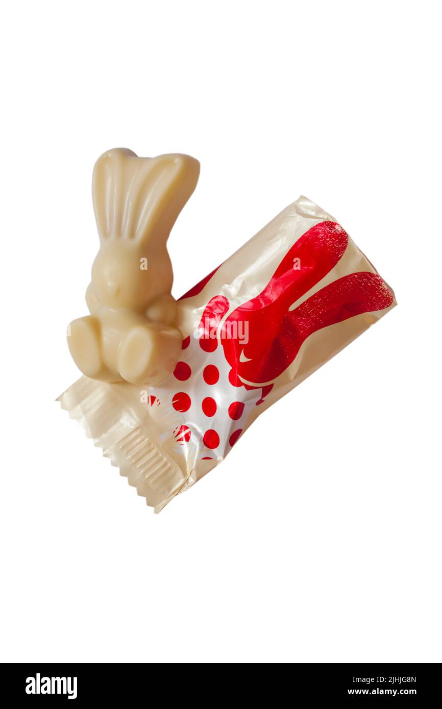 white Maltesers mini bunnies white chocolate bunnies removed from