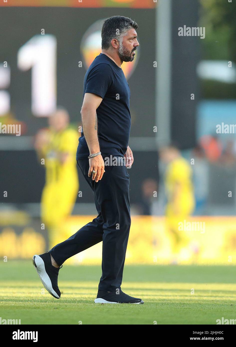 firo : Football: Soccer: 07/18/2022 1st Bundesliga, season 2022/2023 Test  match, Borussia Dortmund - Valencia CF Gennaro Gattuso, Valencia CF,  Valencia, whole figure Stock Photo - Alamy