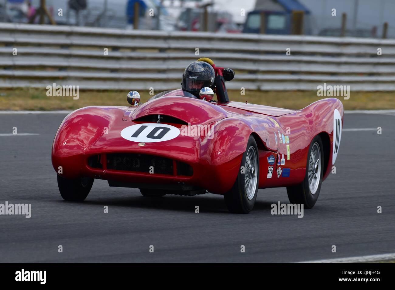 Rick Bourne, Malcolm Paul, Lotus Mk X, The Royal Automobile Club Woodcote Trophy and Stirling Moss Trophy, A one hour two driver race for historic veh Stock Photo