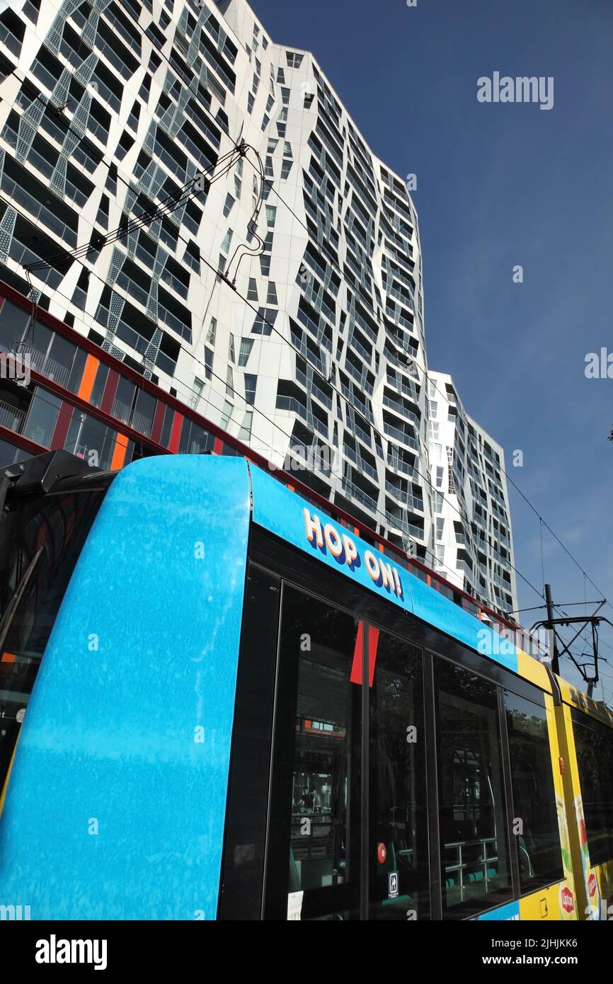 Calypso apartment building designed by Will Alsop, Rotterdam