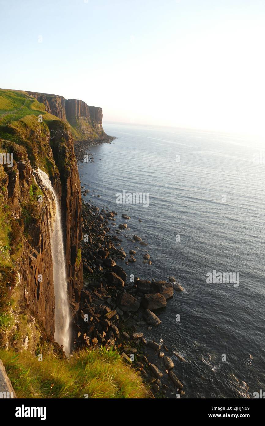 Isle of Skye Kilt Rock Falls Stock Photo - Alamy