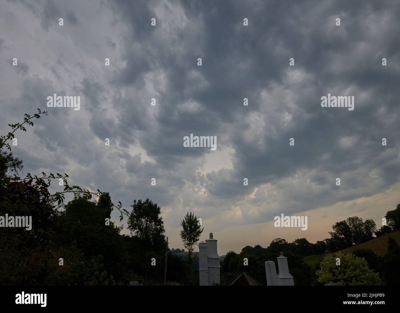UK Weather Bickington, Newton Abbot, United Kingdom, 19 Jul, 2022