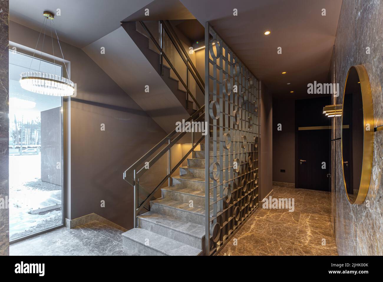 View of High-end Luxury Apartment Interior Design