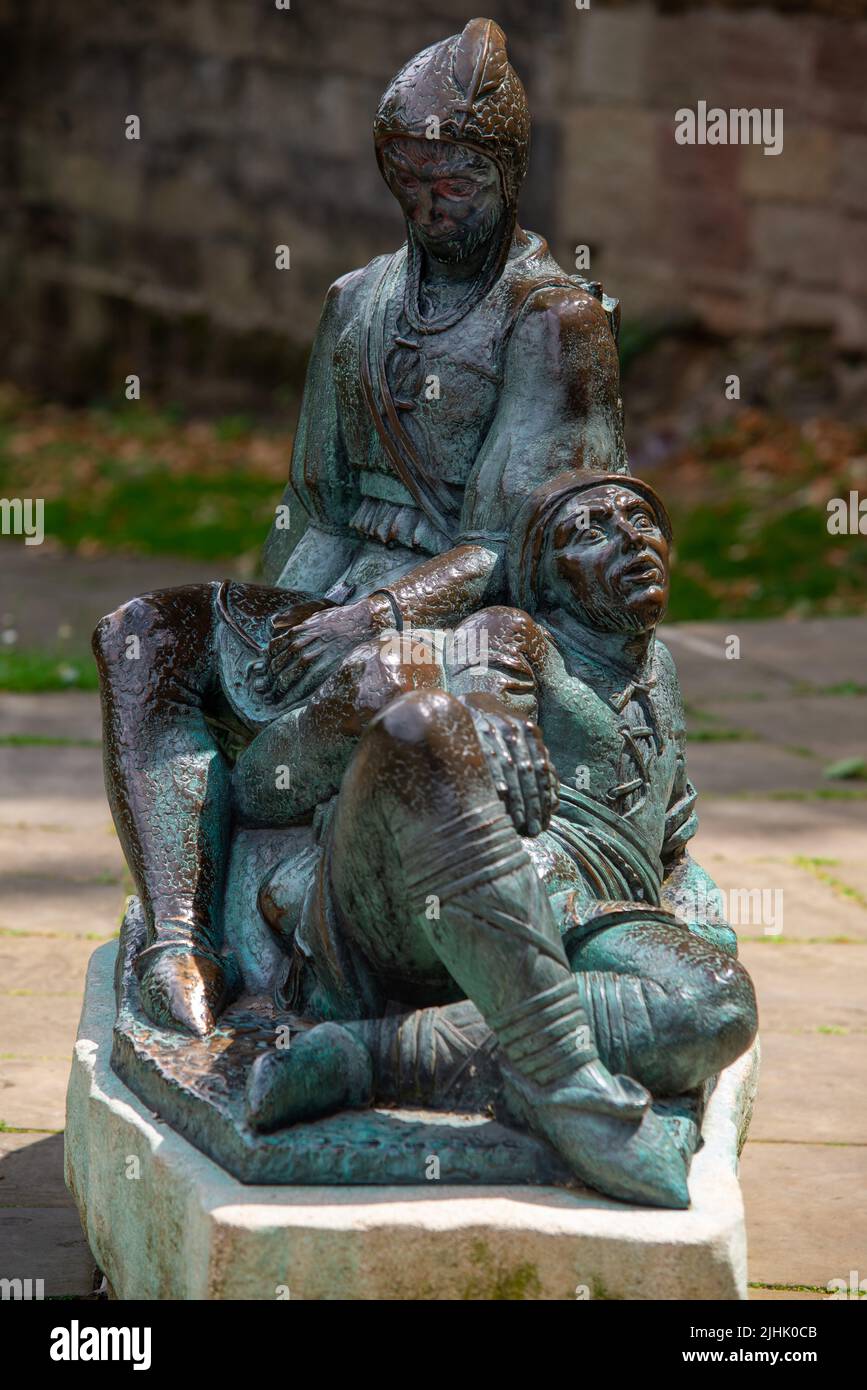 Little John & Will Stuteley characters from the Robin Hood Legend