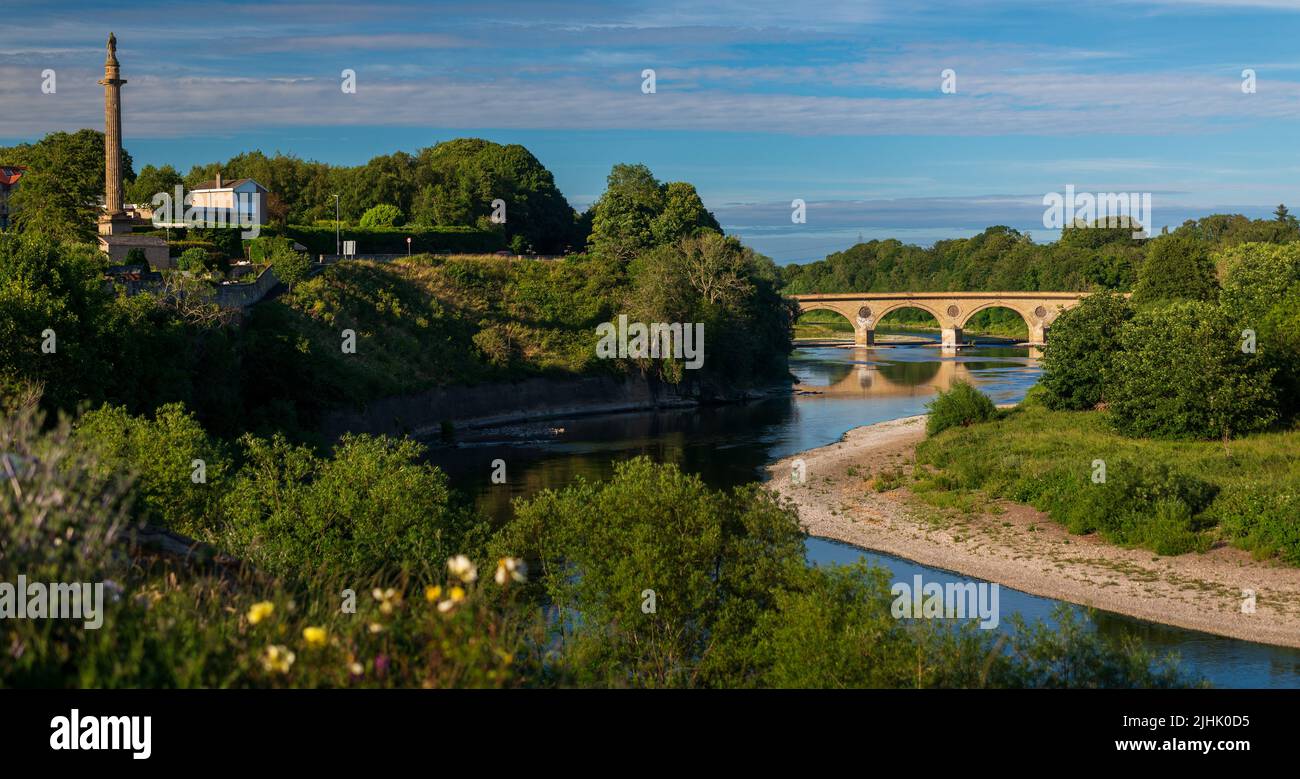 Coldstream Bridge the crossing of the Scottish Border. It was here that