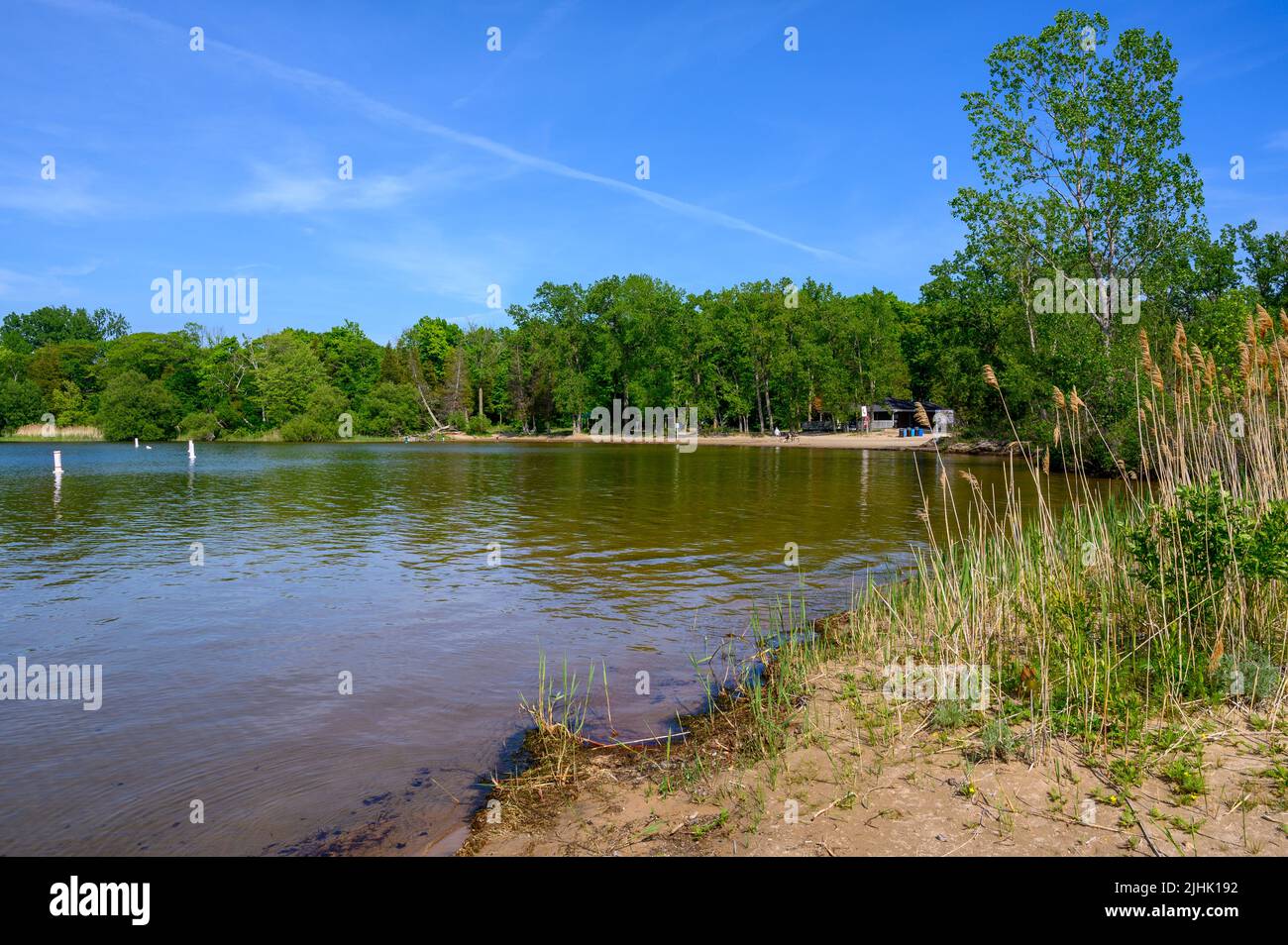 View to Dunes Beach Day Use Area at West Lake, Sandbanks, Prince Edward