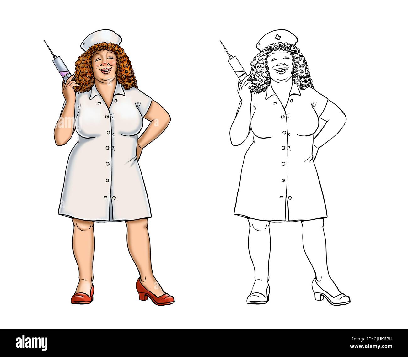 Funny nurse Cut Out Stock Images & Pictures - Alamy