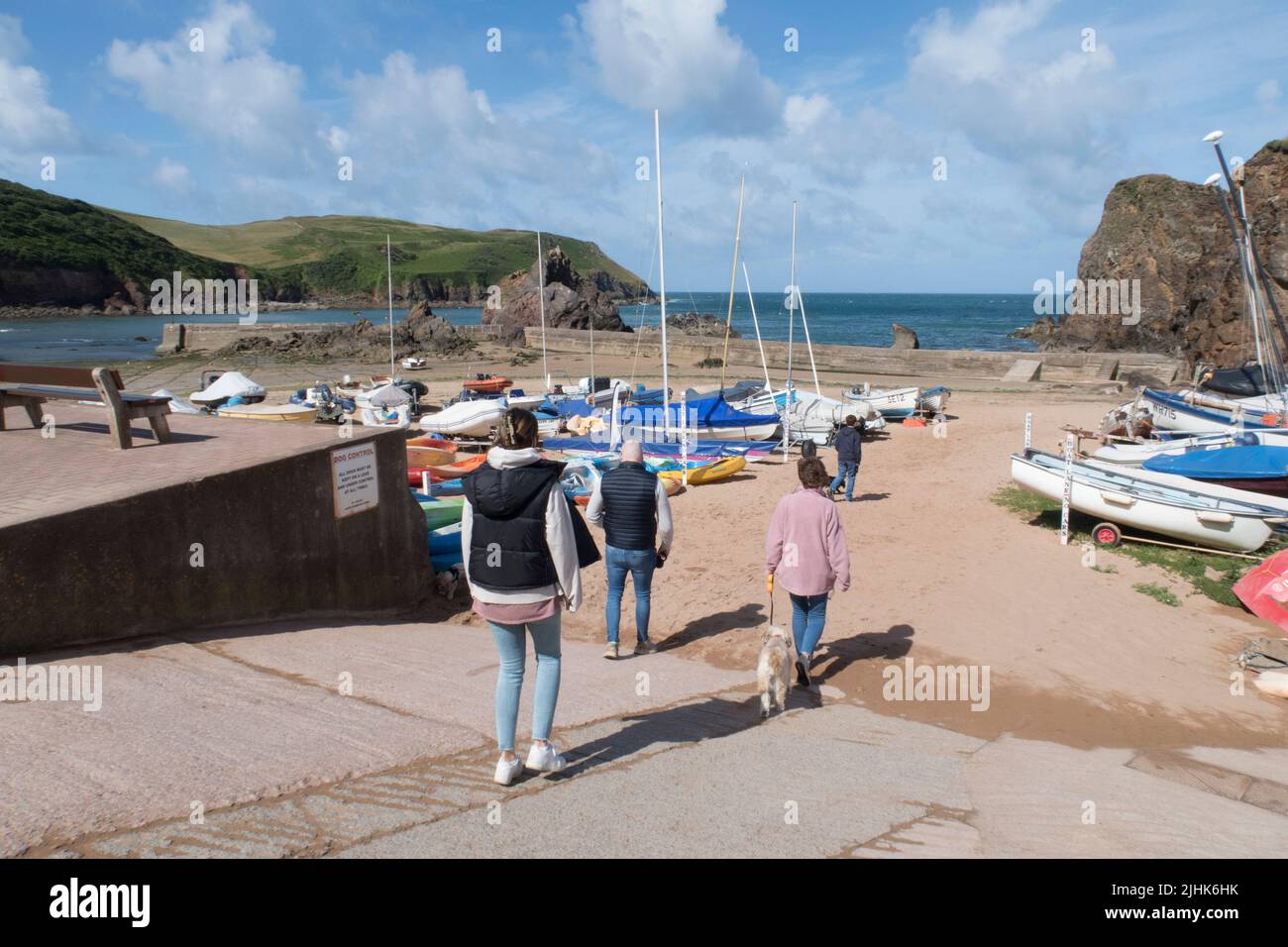 Hope Cove Devon Stock Photo