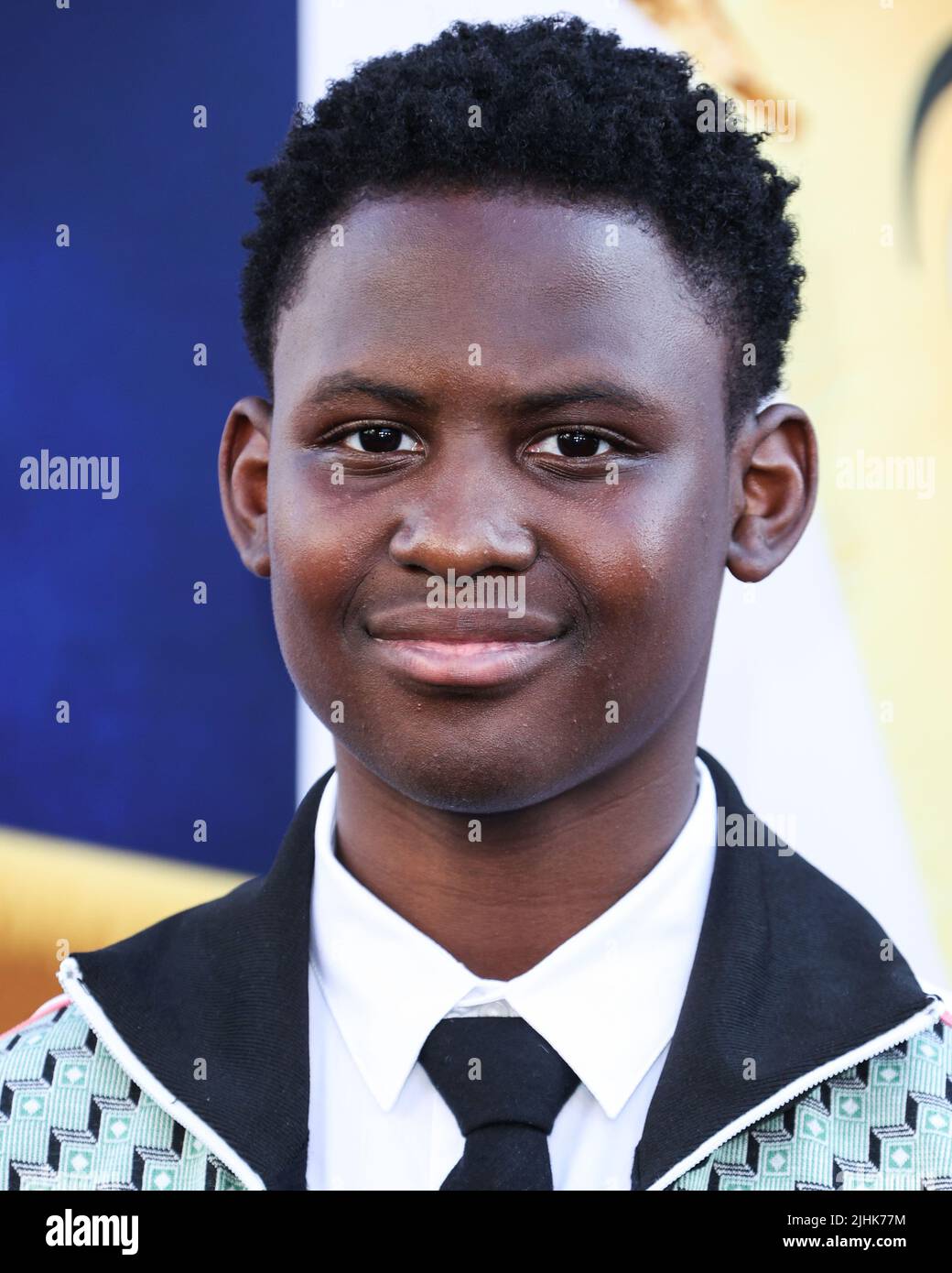 HOLLYWOOD, LOS ANGELES, CALIFORNIA, USA JULY 18 Evan Alex arrives at