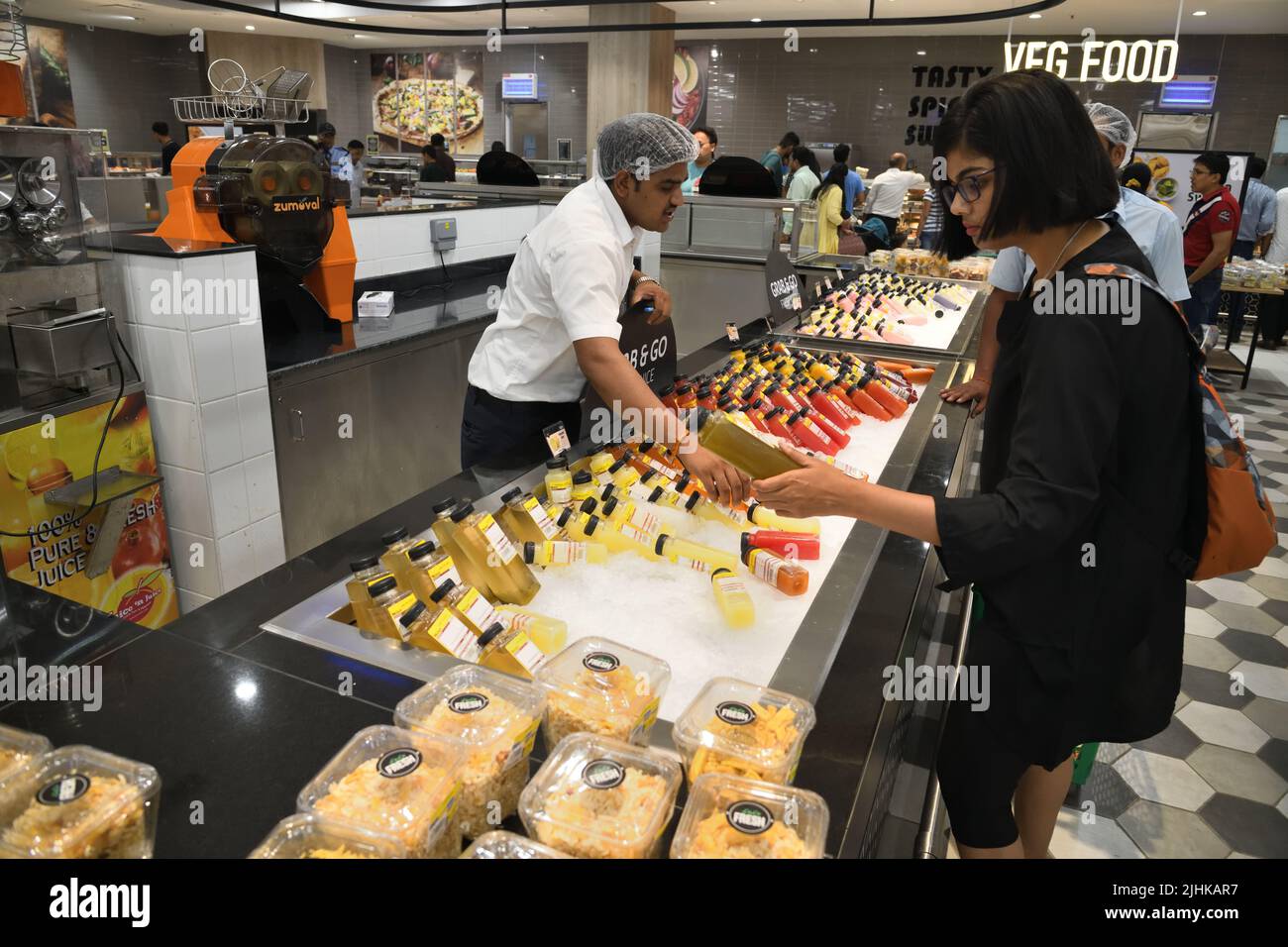 Lulu Hypermarket interior of Lulu Mall in Lucknow, Uttar Pradesh, India