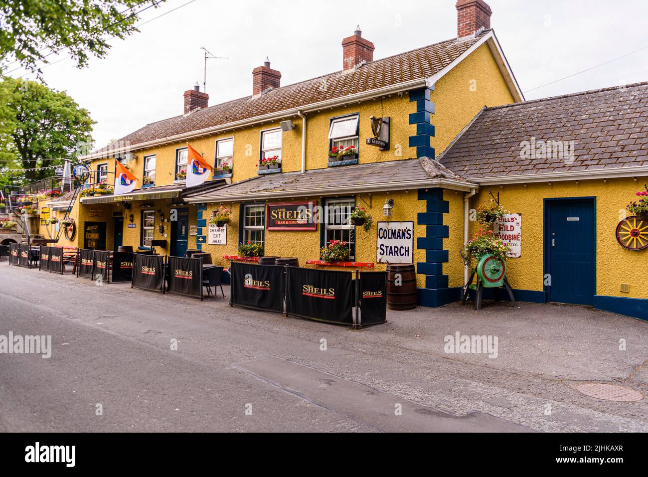 Basil Shiel's bar and Keady, County Armagh, Northern