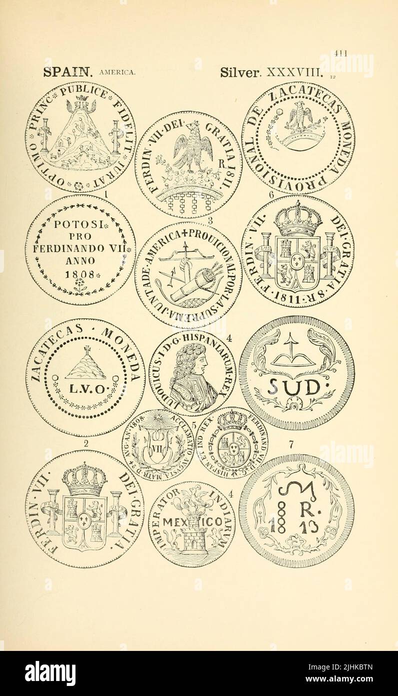 Spanish Silver Coins From The American Colonies From The Book Spanish Silver Coins From The American Colonies From The Book