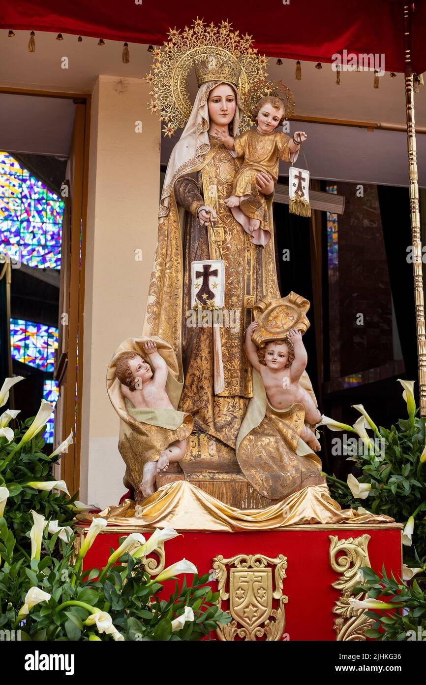 Procession virgen del carmen hi-res stock photography and images - Alamy