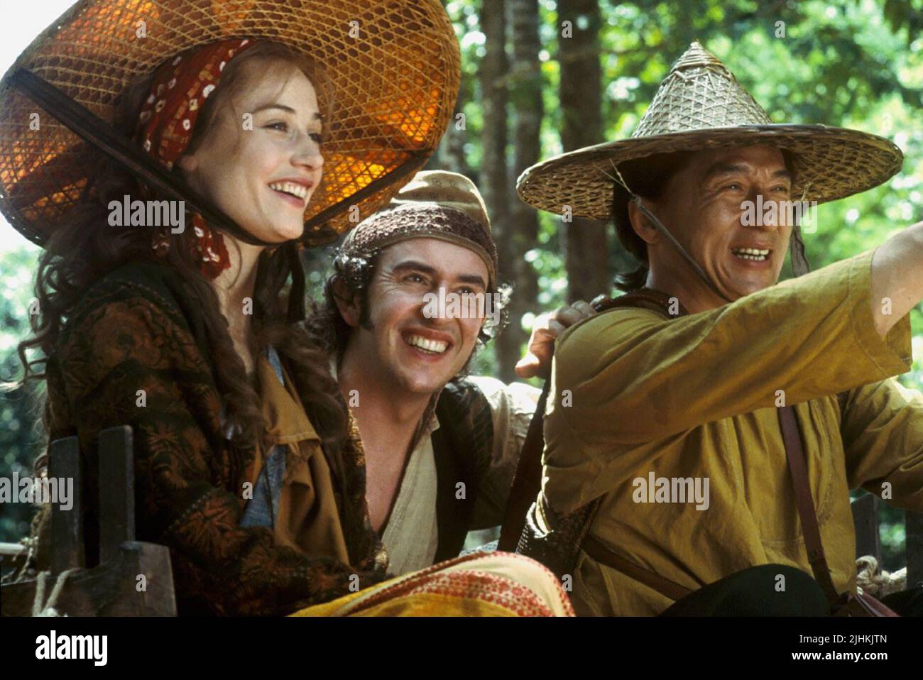 CECILE DE FRANCE, STEVE COOGAN, JACKIE CHAN, AROUND THE WORLD IN 80 DAYS, 2004 Stock Photo
