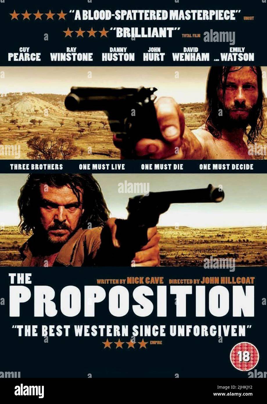 GUY PEARCE, DANNY HUSTON POSTER, THE PROPOSITION, 2005 Stock Photo