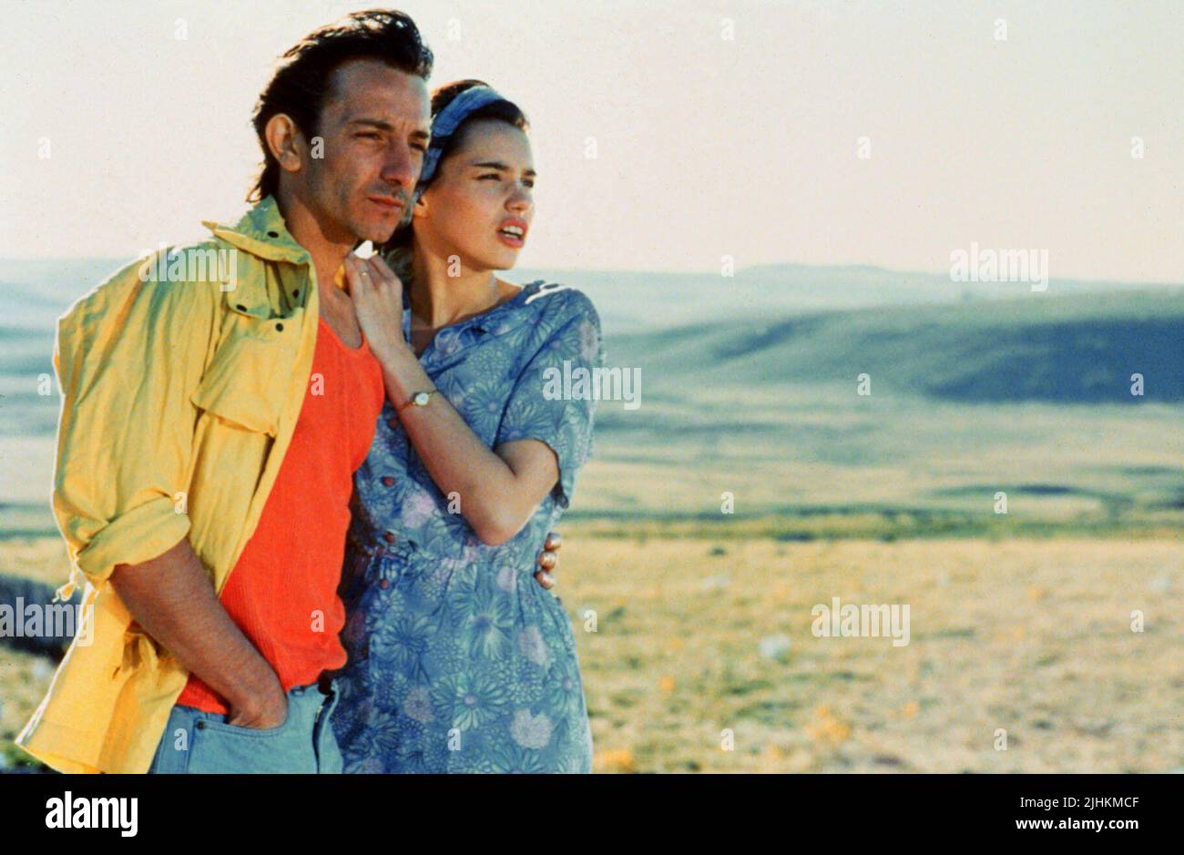 JEAN-HUGUES ANGLADE, BEATRICE DALLE, BETTY BLUE, 1986 Stock Photo