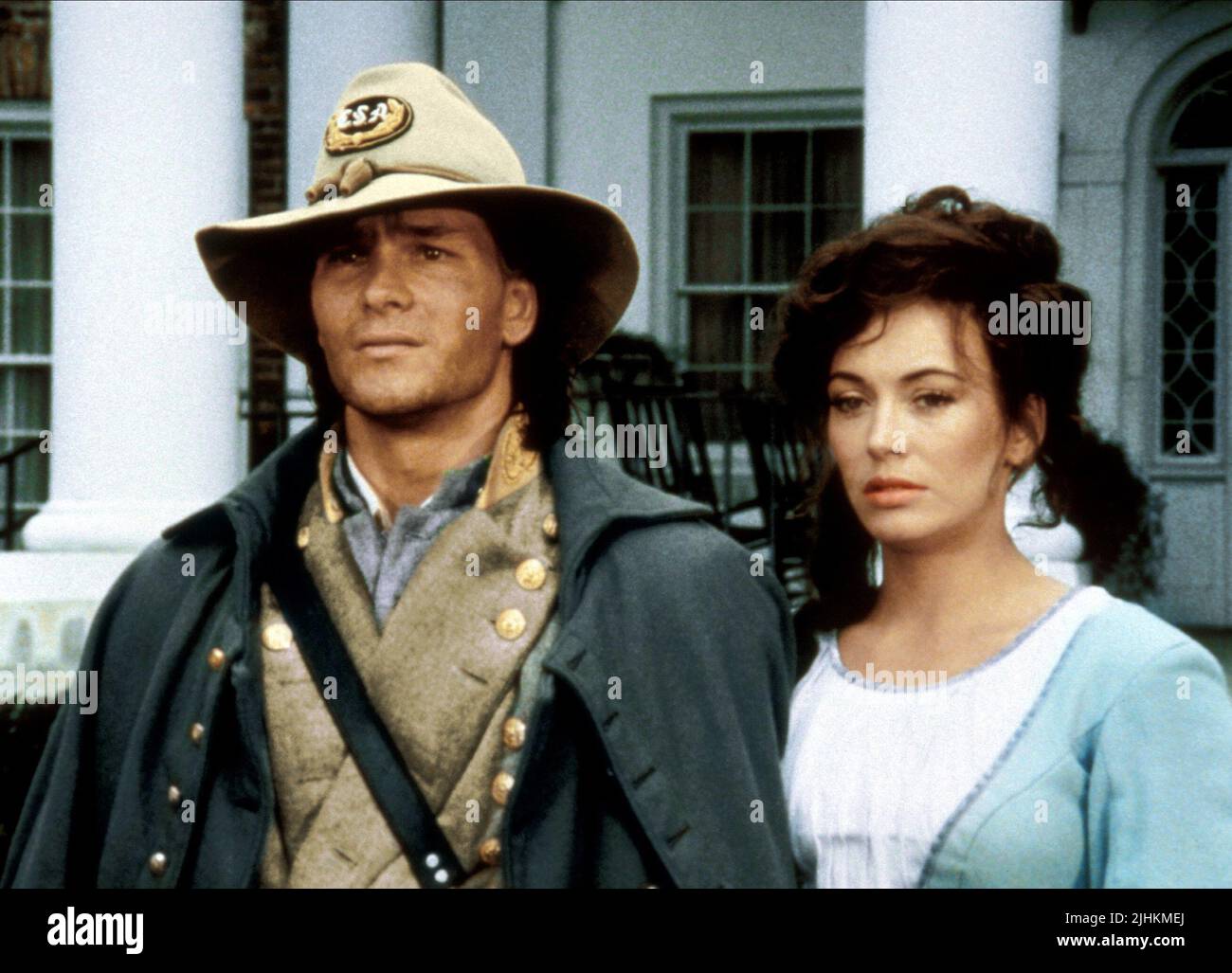 PATRICK SWAYZE, LESLEY-ANNE DOWN, NORTH AND SOUTH, 1985 Stock Photo - Alamy
