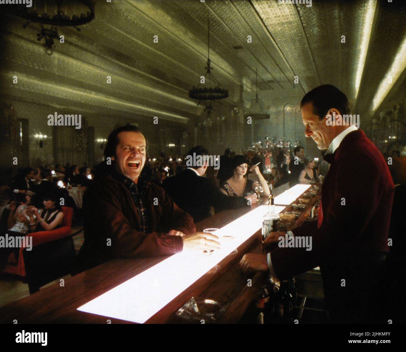 JACK NICHOLSON, JOE TURKEL, THE SHINING, 1980 Stock Photo Alamy