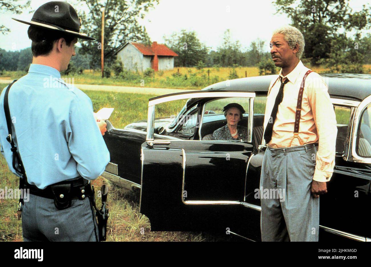 JESSICA TANDY, MORGAN FREEMAN, DRIVING MISS DAISY, 1989 Stock Photo