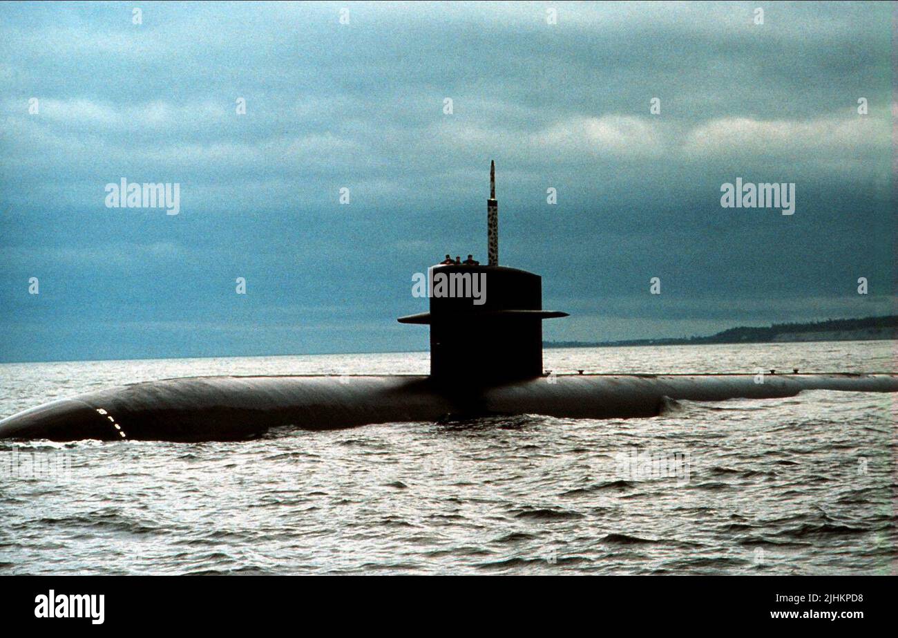 SUBMARINE, THE HUNT FOR RED OCTOBER, 1990 Stock Photo