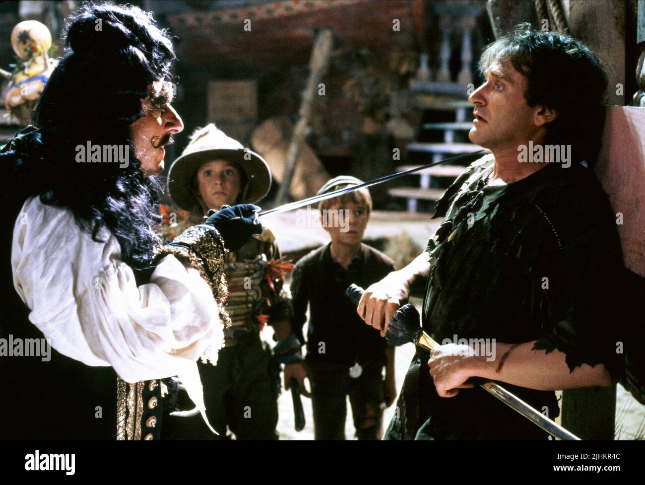 Dustin hoffman robin williams hook hires stock photography and images