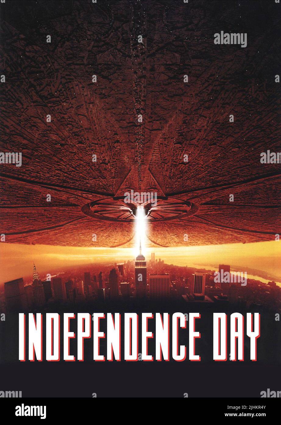 MOVIE POSTER, INDEPENDENCE DAY, 1996 Stock Photo