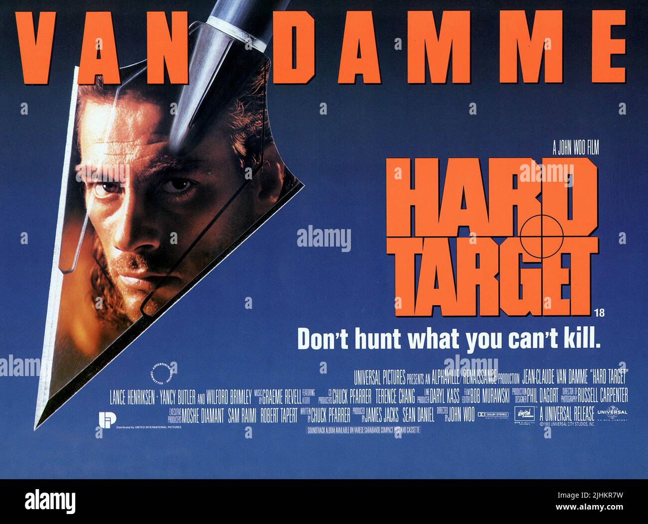 JEAN-CLAUDE VAN DAMME, HARD TARGET, 1993 Stock Photo