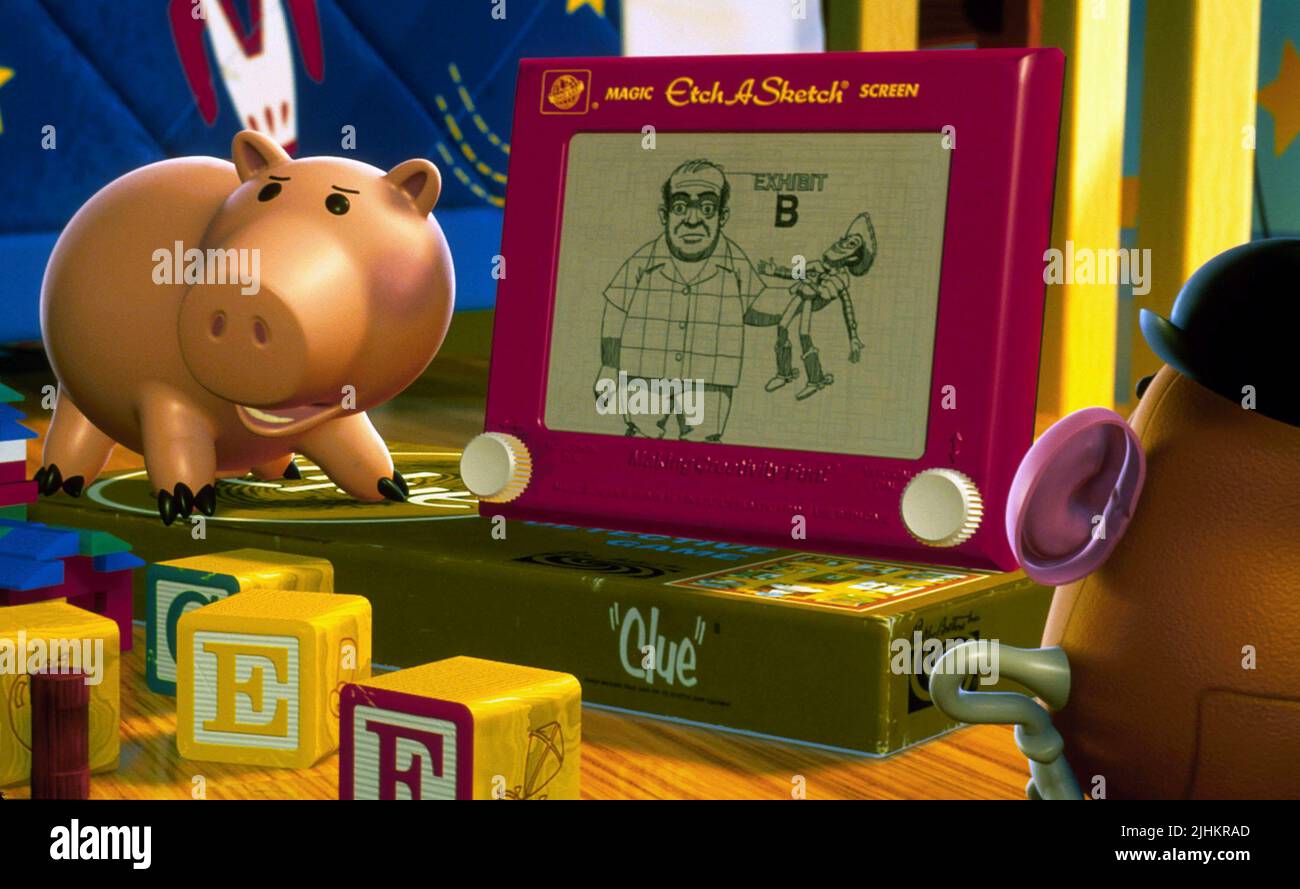 HAMM THE PIGGY BANK, TOY STORY 2, 1999 Stock Photo